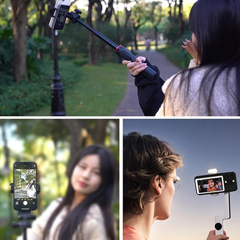 Selfie Monitor Screen Rear Camera Vlog Live Stream Video Recording Wireless Outdoor Selfie Tool Smartphone Magnetic Accessories