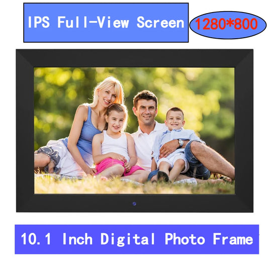 10 Inch Screen LED Backlight HD IPS 1280*800 Digital Photo Frame Electronic Album Picture Music Movie Full Function Good Gift